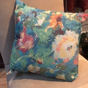 Beautiful floral throw pillow